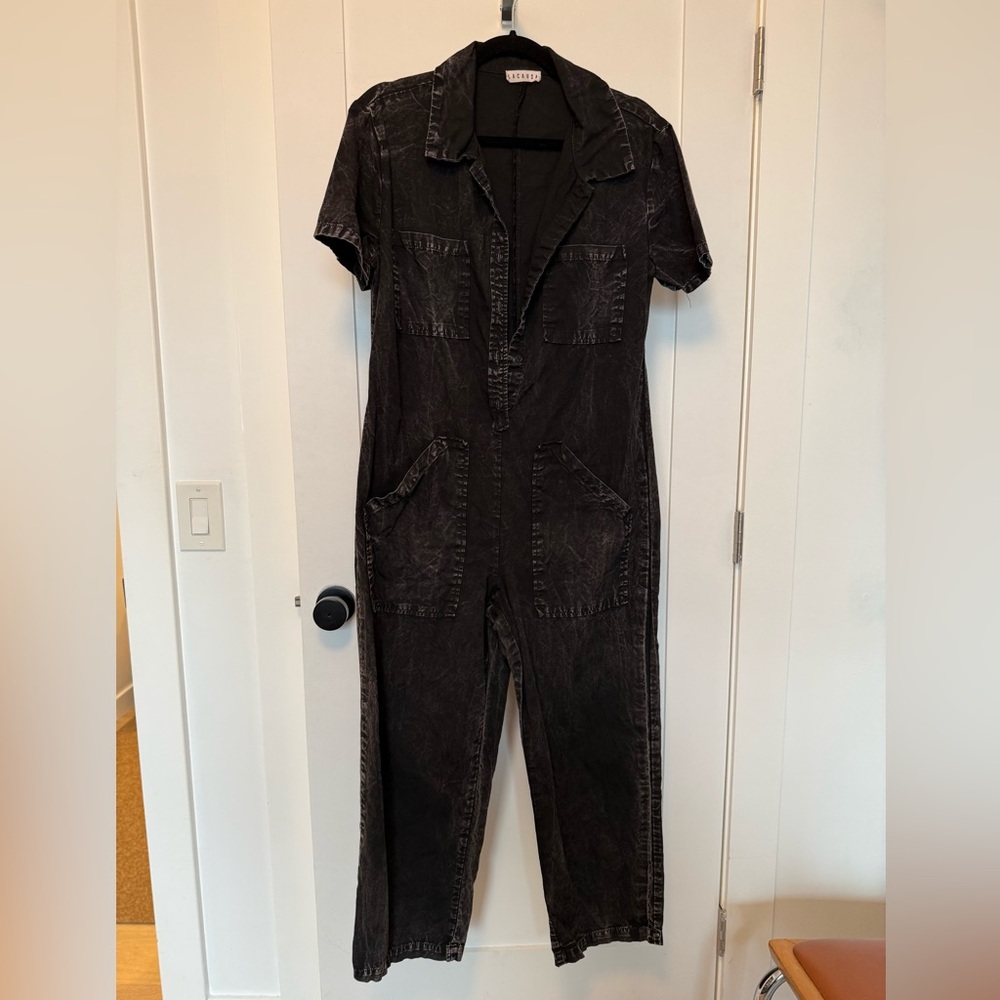 LACAUSA Charcoal Gray coveralls